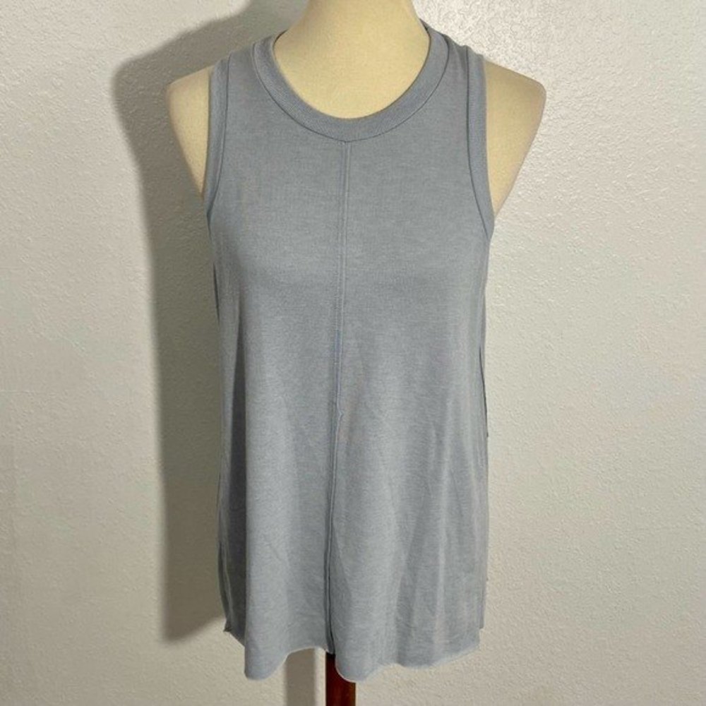 Sinuous Liquid Knit Tank Top Women’s Small Light Blue-Gray Sleeveless NWOT